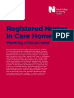 RCN Briefing Registered Nurses in Care Homes March 2019