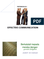 Effective Communication: Pertemuan Ke-4