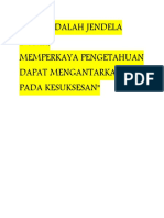 Buku Adalah Jendela Dunia, Memperkaya Pengetahuan Dapat Mengantarkan Kita Pada Kesuksesan