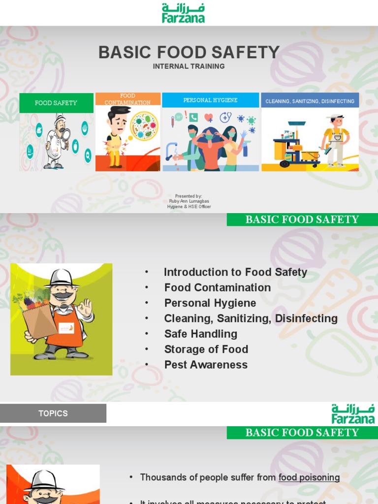 Basic Food Safety: Internal Training | PDF | Food Safety | Hygiene
