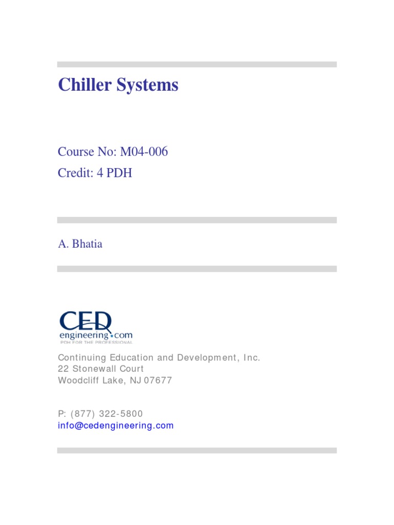 Chiller System Ced Pdf