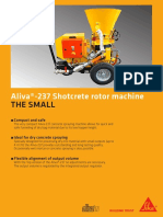 Aliva®-237 Shotcrete Rotor Machine: The Small