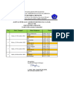 JADWAL Kls 8