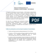 Bases de Participación en El Programa Lanzaderas Conecta Empleo - GPS EMPLEO