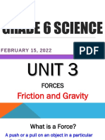 Friction and Gravity Lesson