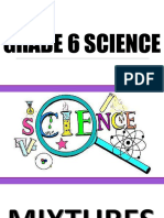 Grade 6 Science Mixtures and Solutions Guide