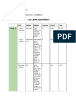 Esports Equipments Proposal