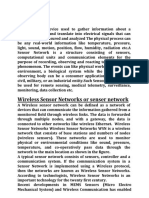 Sensor: Wireless Sensor Networks or Senser Network