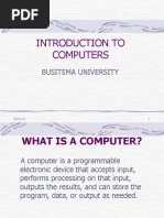 Introduction To Computer