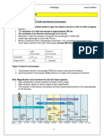 1.2 Ultrastructure of Cells: Define The Term Resolution. Distinguish The Resolution of Light and Electron Microscopes