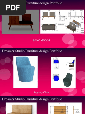 Furniture Design Portfolio