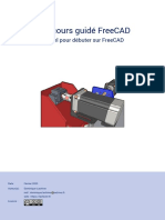 Parcours Guidé Freecad: Tutoriel Pour Débuter Sur Freecad