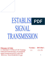 Establish Signal Transmission Standards