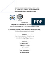 (A Project Report, Submitted in Partial Fulfillment of The Requirements of The Bachelor of Business Administration Degree) Submitted To