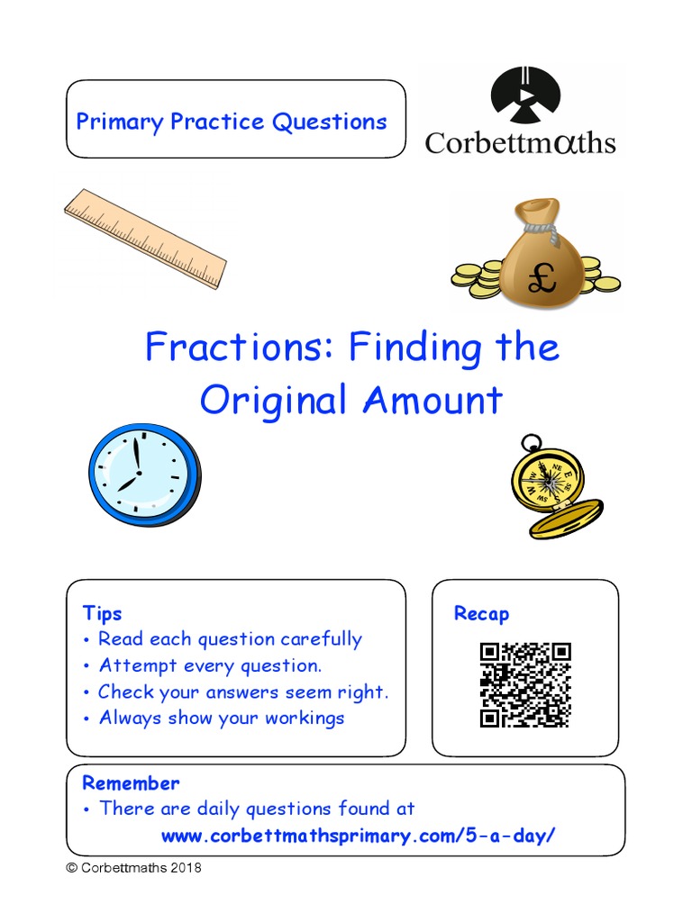 Reverse Fractions PDF | PDF