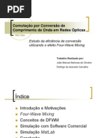 Download Presentation June Optical Switch and FWM Studies PSTFC TE24 by Eddy Mota SN63512776 doc pdf
