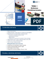 Tema 1 Sistemas Combinacionales: Electrónica y Tecnología de Computadores