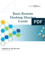 Basic Remote Desktop Sharing Guide V1.1