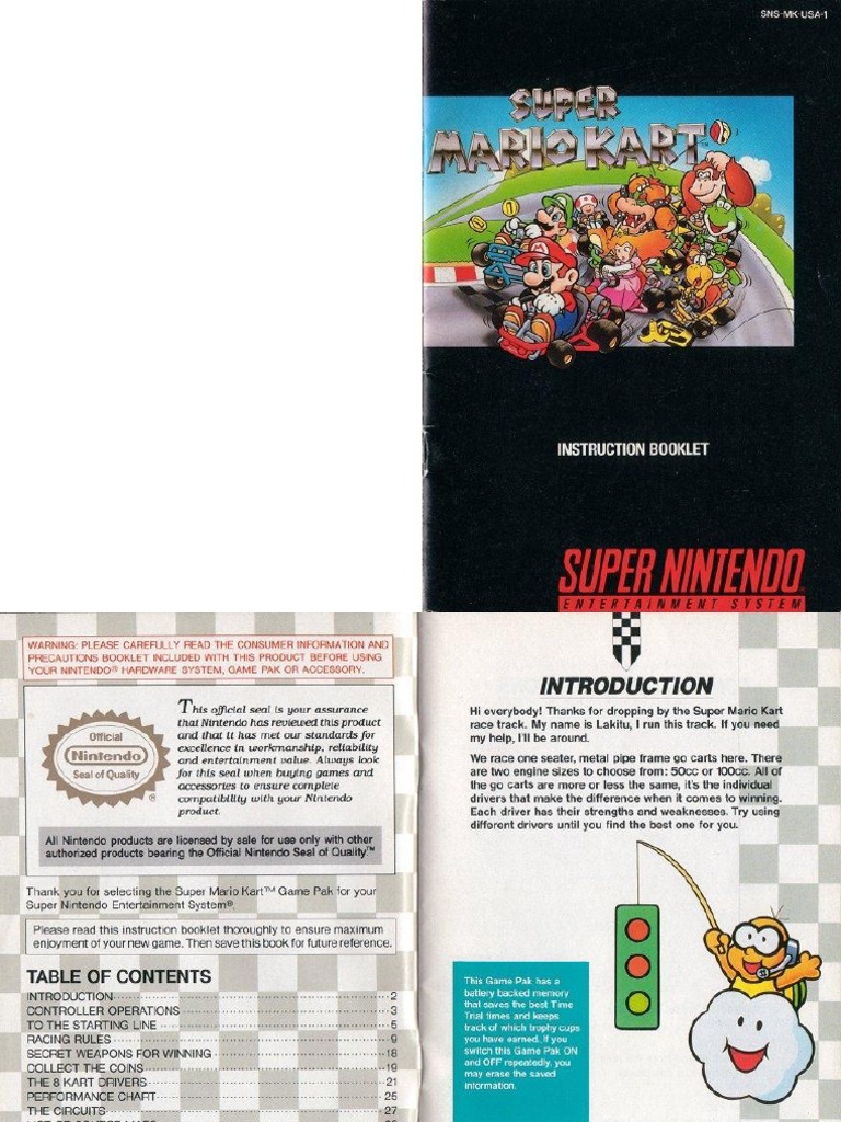 Super Mario Kart (U) | PDF
