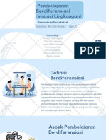 Pembelajaran Berdiferensiasi (Diferensiasi Lingkungan) : Demonstrasi Kontekstual