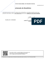 Declaração de Benefícios: Inss - Instituto Nacional Do Seguro Social