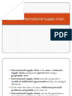 Issues in International Supply Chain