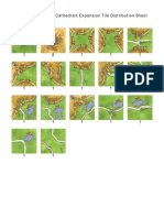 Arcassonne: Inns & Cathedrals Expansion Tile Distribution Sheet