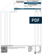 Factura Electrónica: Cant U. Medida Codigo Descripción P. Unitario Subtotal