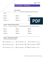 Third Space Learning Composite and Inverse Functions GCSE Worksheet