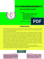 Modelo Educativo Ecologista: "Mis Pequeños Genios"