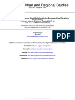 European Urban and Regional Studies: Tourism, Place Identities and Social Relations in The European Rural Periphery
