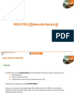 Relé PRQ (Protección Función Q) : Merlin Gerin / División Media Tensión