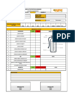 Check List Extintor de Incendios: Estación de Emergencias Codificación: T-Cl-Hse-004 Revisión: 00