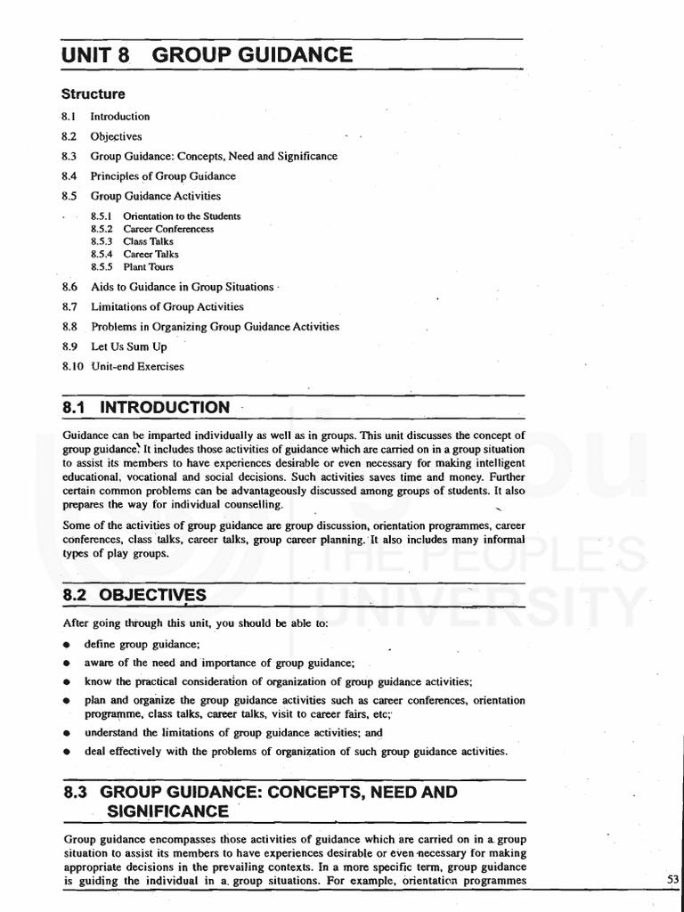 Unit 8 | PDF | Schools | Experience