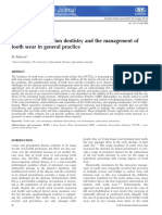 Australian Dental Journal - 2013 - Meyers - Minimum Intervention Dentistry and The Management of Tooth Wear in General