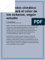 El Color de Los Océanos