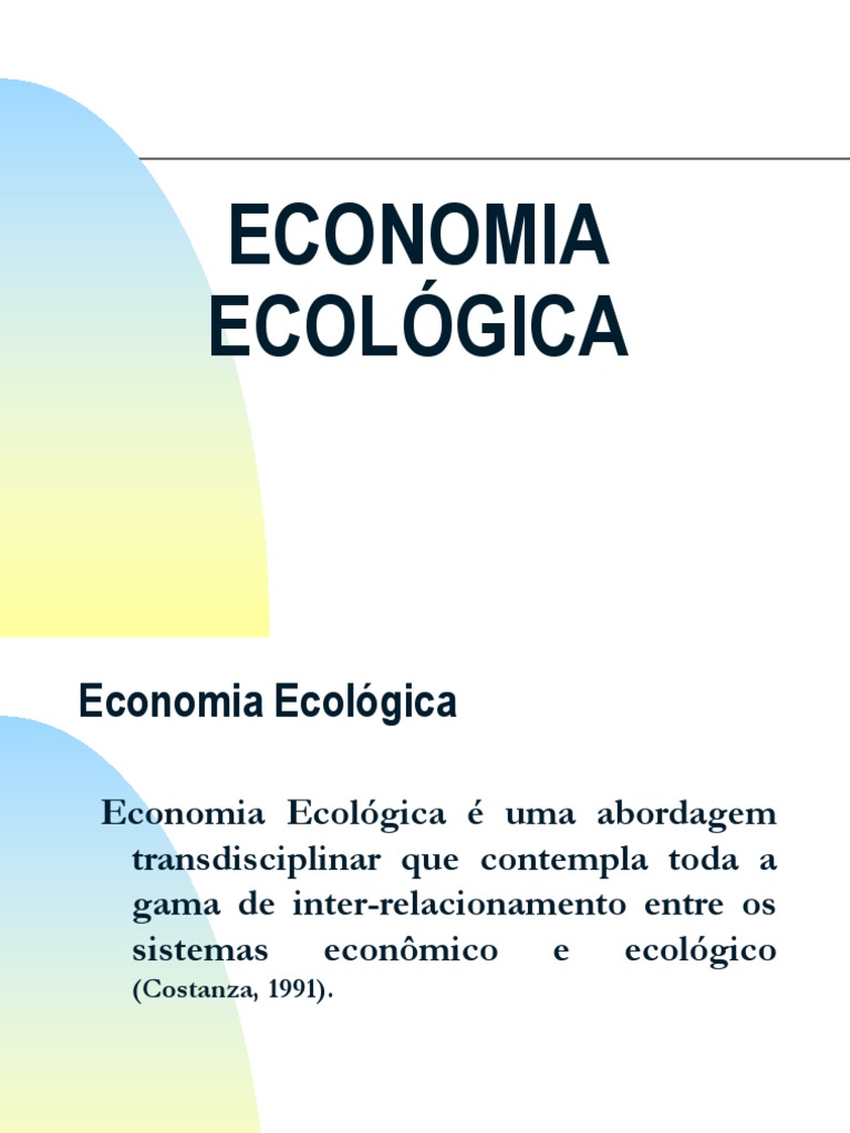 Aula 4 Eco Eco 2020 | PDF | Economia | Ecologia