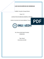 GUIA DE USO EN SERVICIO DE URGENCIAS 26 de Febrero 2023 URGENCIAS