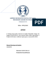 GREMIO RECREATIVO ESCOLA DE SAMBA MOCIDADE ALEGRE DO ITAGUÁ PROJETO CARNAVAL 2023
