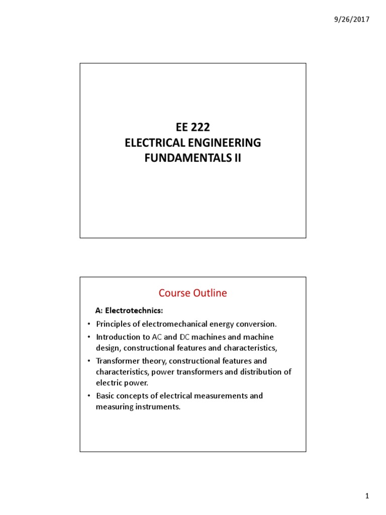 EE Electrical Engineering PDF Field Electrical Engineering