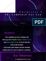 General Chemistry I.COMBINEDGASLAW