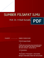 Sumber Filsafat Ilmu