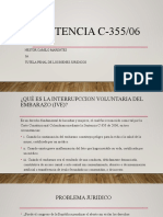 SENTENCIA C-355/06: Nestor Camilo Marentes 3A Tutela Penal de Los Bienes Juridicos