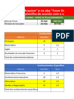 BANCO DO BRASIL - plano de estudos