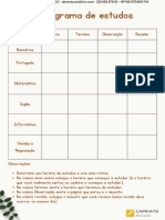 Cronograma de Estudos - Capriata Educação