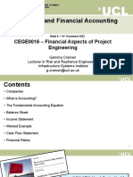 Companies and Financial Accounting: CEGE0016 - Financial Aspects of Project Engineering