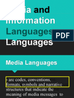 Media Information Languages