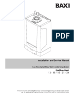 Installation and Service Manual: Gas Fired Wall Mounted Condensing Boiler