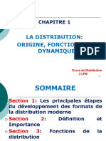 Chapitre 1 La Distribution Fondement Et Etendu