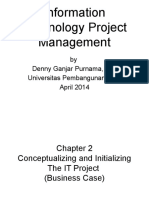 Information Technology Project Management: by Denny Ganjar Purnama, MTI Universitas Pembangunan Jaya April 2014